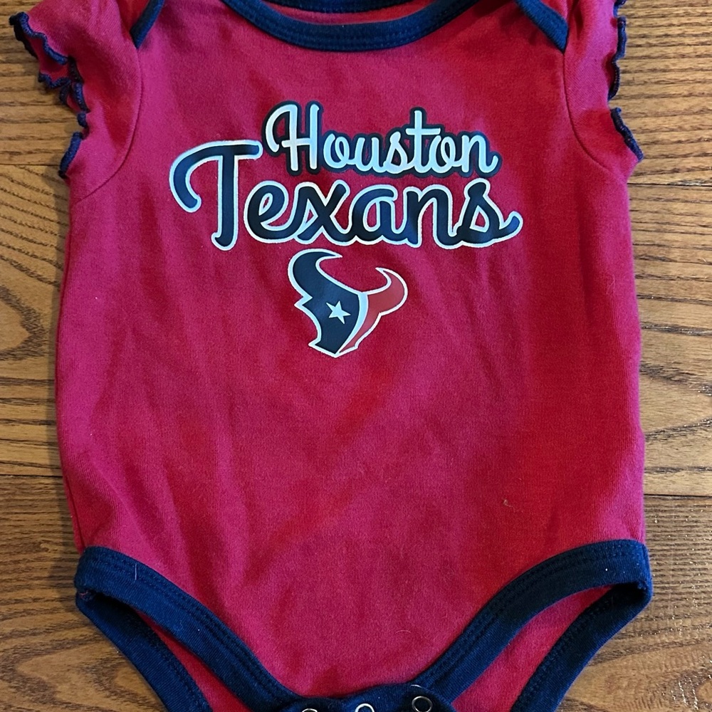 NFL Houston Texans Red Infant Bodysuit